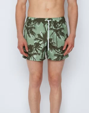 Short de bain Imprimé - Green Dust
