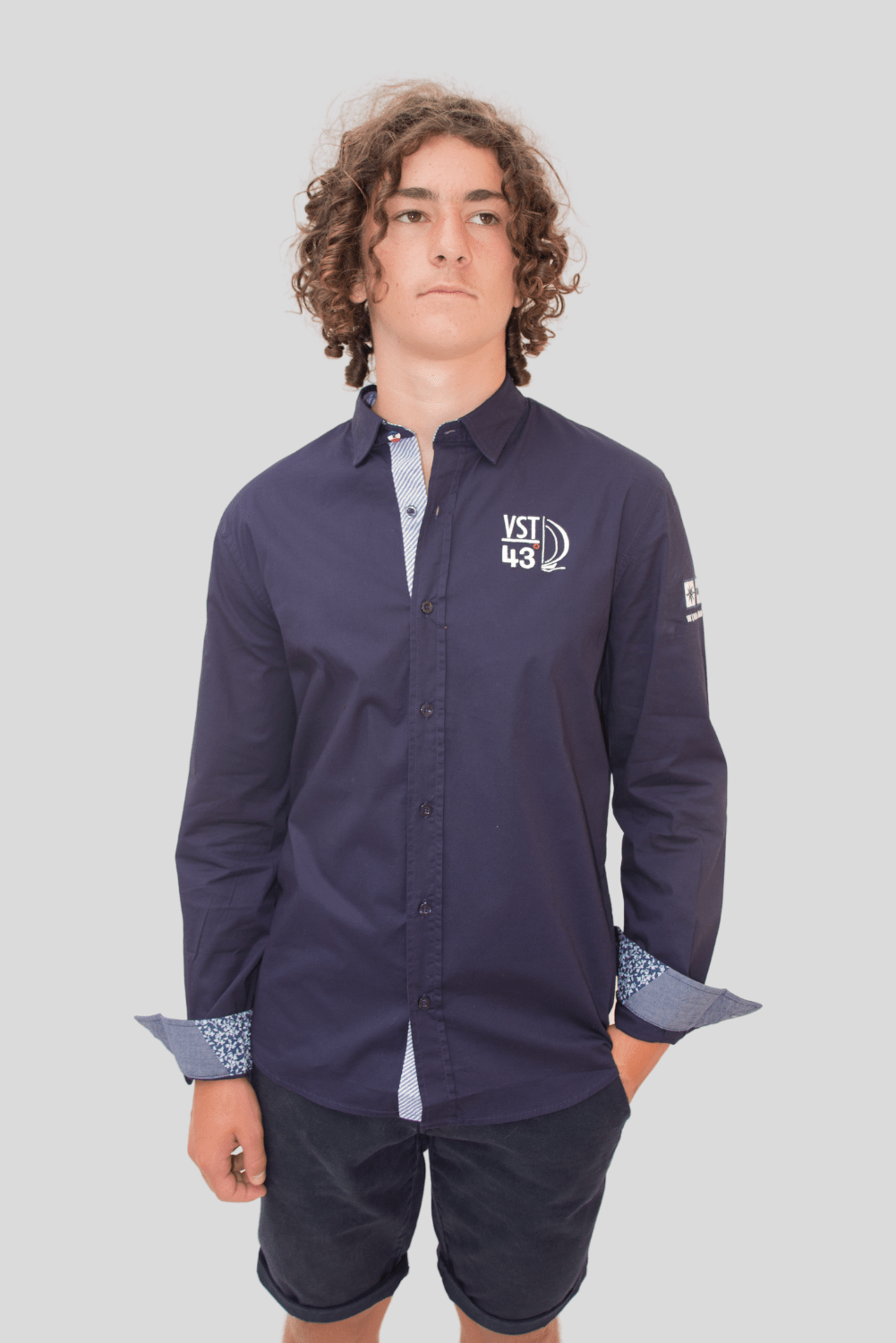 Chemise Brodee Chaumard – Image 2