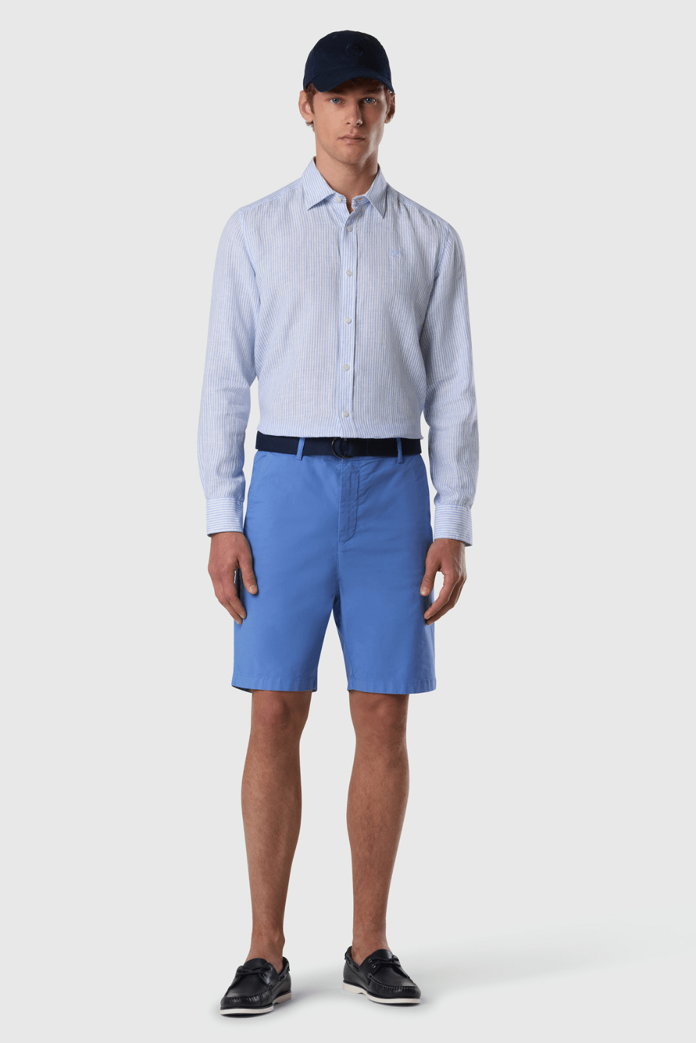 CHEMISE LIN RAYE – Image 1